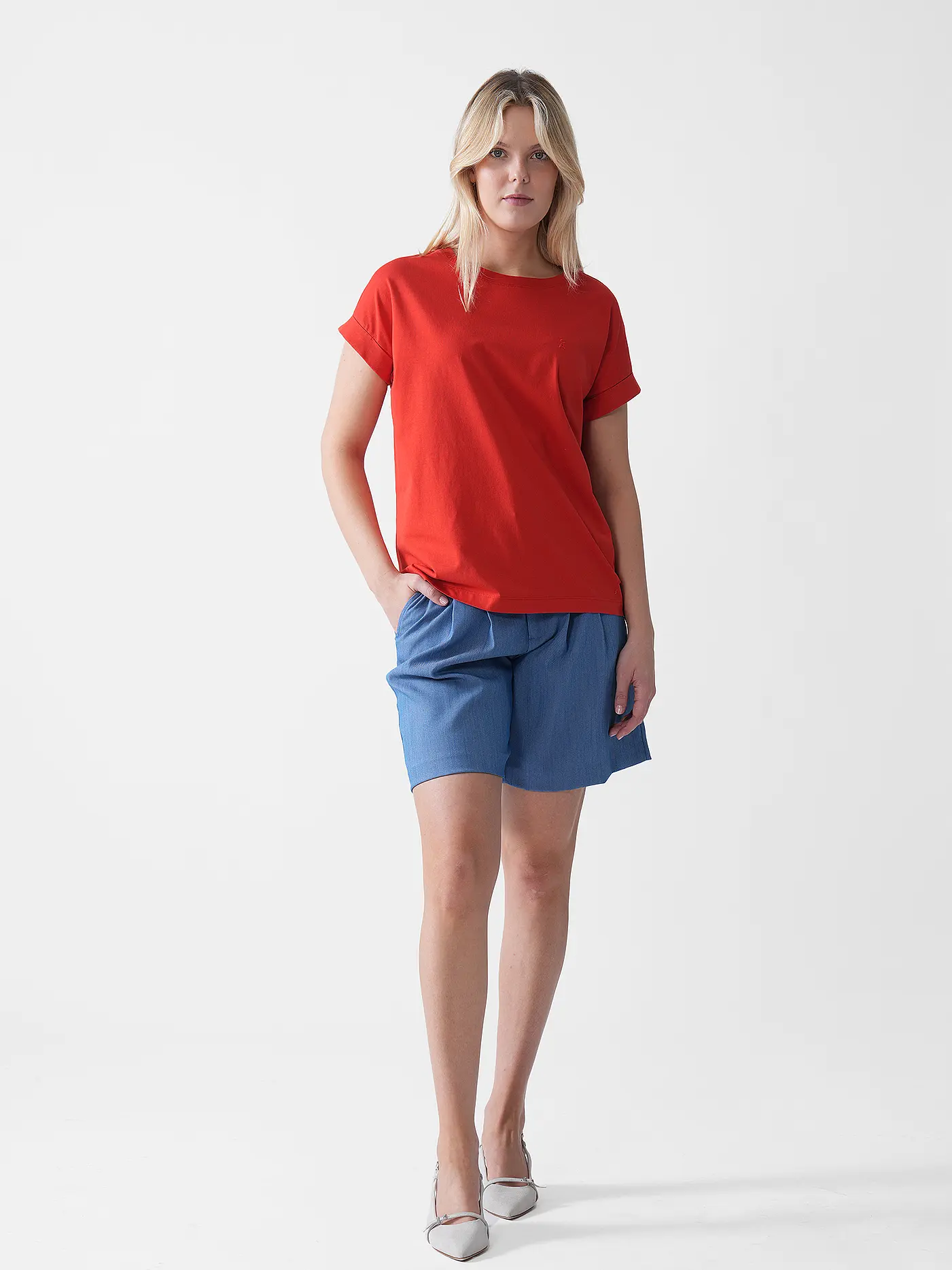 ARMEDANGELS | T-Shirt IDAARA | rot